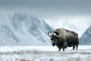 Wall Mural - american bison