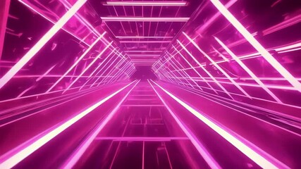 Poster - pink x laser loop background