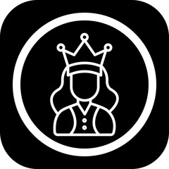 Sticker - Queen Icon Design