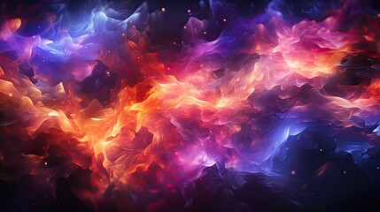 Canvas Print - Abstract background with lightning (AI generated)  