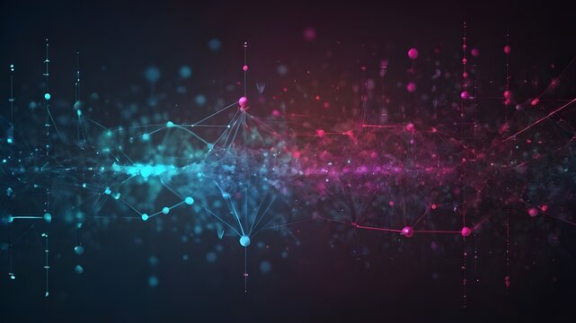 background with glowing lights