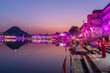 © robertharding - Pushkar Lake at dusk, Pushkar, Rajasthan, India, South Asia, Asia