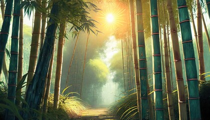 Wall Mural - bamboo forest