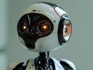 Poster - Emotive Robot with AI Driven Expressions in Futuristic Lab Setting