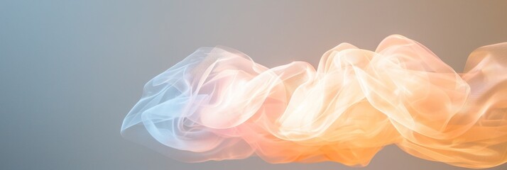Poster - Abstract Digital Wave in Motion with Neon Blue and Pink Lines Against a Dark Background - Modern Fluidity and Motion Concept