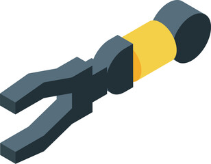 Poster - Robot arm handling object, factory automation and robotic technology concept