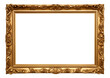 © SYLVIA - antique gold frame isolated