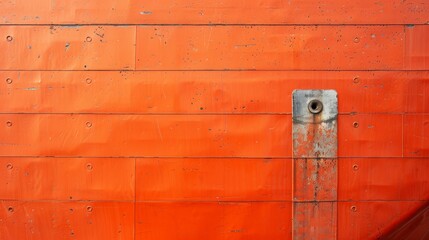 Wall Mural - A boat is traveling through the ocean with a blue sky in the background