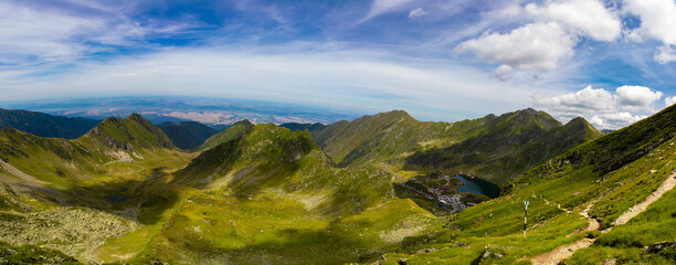 Wall Mural - Landscape from Fagaras mountains - Romania