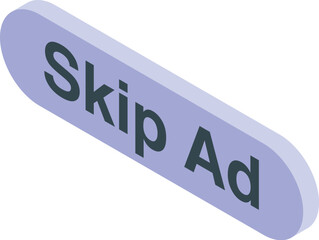 Poster - Skip ad button is allowing users to avoid watching online advertisements