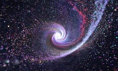 Wall Mural - Spiral Galaxy: A Cosmic Vortex