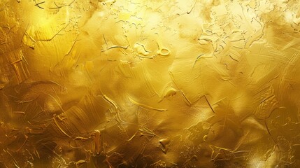 Poster - Gold background in yellow