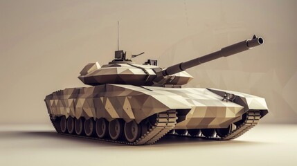 Simple polygon based tank design