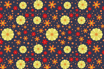 Canvas Print - Flower Pattern