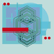 © neurostructure - Music Album Cover Art. Electronic Music Album.