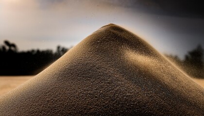 Sticker - fine sand grains