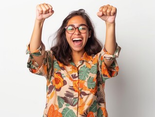 Poster - woman with headphones