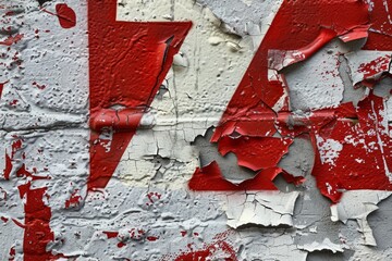 Wall Mural - The brick walls of the city are covered with colorful graffiti. Abstract gradient sprays are drawing fashion colors on the bricks.