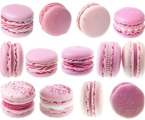 Sticker - strawberry macaroons collection