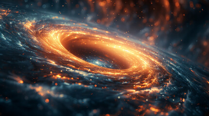 our space within the universe filled with light