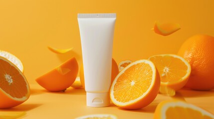 Poster - orange juice and oranges