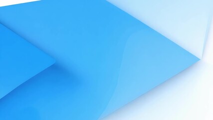 Poster - A stunning display of a blue triangle morphing against a sleek backdrop, showcasing artistry and imagination in motion.