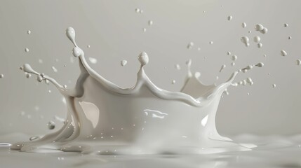 Wall Mural - milk splash