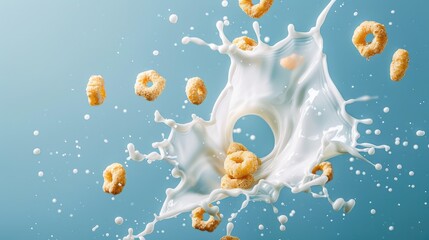 Canvas Print - splash of milk