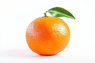 mandarin, tangerine, isolated on white background, full depth of field , ai