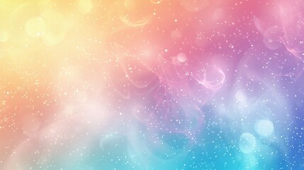 Sticker - Vibrant Abstract Blur Background with Gradient Colors