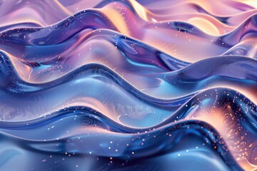 Poster - Close-up view of a wavy surface with ripples and waves, perfect for ocean or water scenes