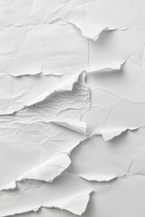 Aufkleber - A close-up shot of a blank piece of white paper, ideal for use in presentations or documents
