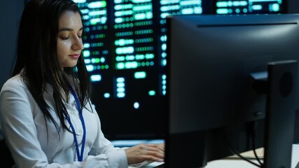Poster - computer scientist overseeing data center, making improvements and updates to ensure system can hand
