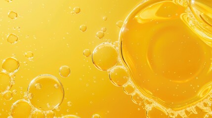 Poster - A cluster of air bubbles rising through calm water