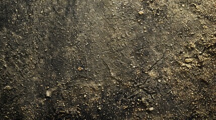 Poster - A close-up shot of a dirty surface with a red fire hydrant in focus