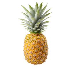 Wall Mural - Fresh Pineapple Isolated On Transparent Background