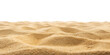 © Wasi - Beach Sand Background Front View on White Isolated Background