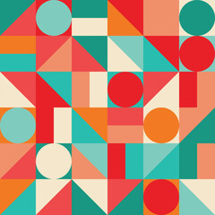 minimal geometric pattern background vector illustration