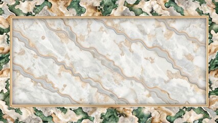 Sticker - Marble texture motif with abstract ceramic design and camouflage elements, marble, texture, motif, pattern, camouflage