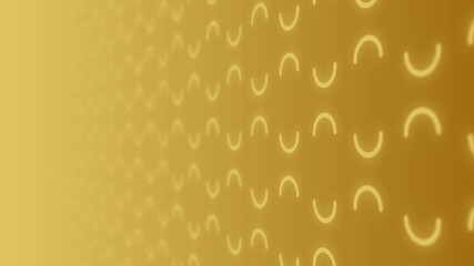 Gold Background Animated footage Abstract element for motion graphic, on background seamless loop Animation on background