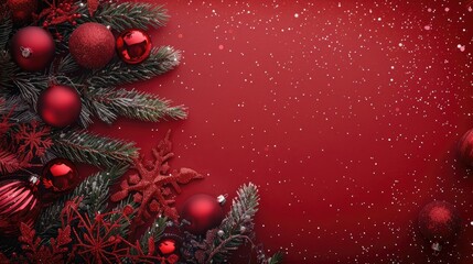 Poster - Christmas background with copy space for card banner wallpaper