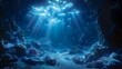© Linus - A deep blue ocean with sunlight shining through the water