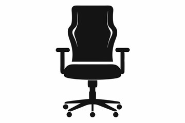 Wall Mural - chair icon, chair vector silhouette illustration