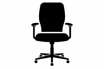 Wall Mural - chair icon, chair vector silhouette illustration