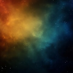 Wall Mural - Vibrant cosmic nebula with stars in outer space scene