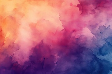 Wall Mural - Soft watercolor backgrounds with smooth gradients and gentle