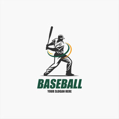 Wall Mural - baseball logo, Baseball logo design, Baseball tournament logo