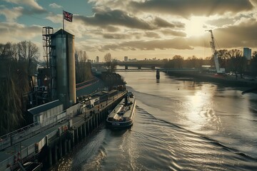 Wall Mural - Big Ben with bridge in London, England, UK