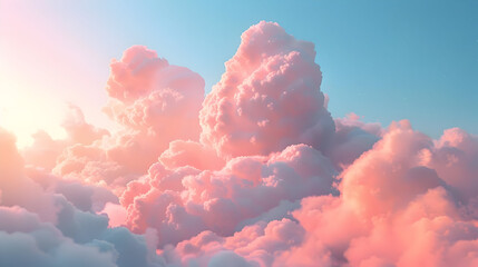 Poster - Pink Clouds in the Sky