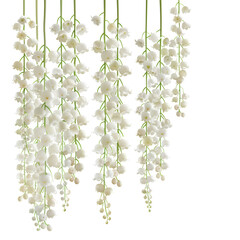 Elegant White Flower Hanging Arrangement for Home Decor, Weddings, and Events - Beautiful Floral Display for Indoor and Outdoor Spaces